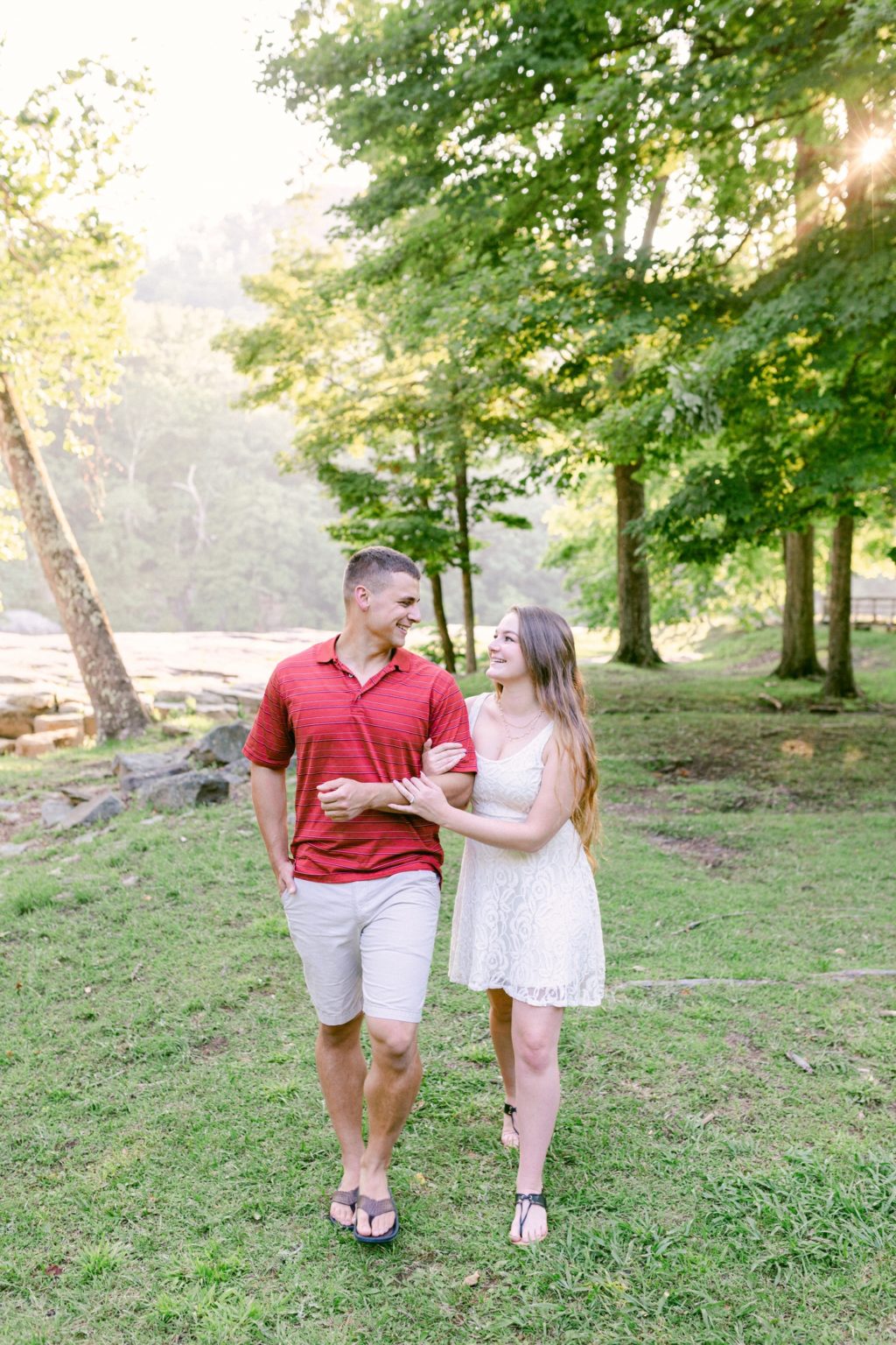 Jessica And Anthony | Valley Falls State Park Engagement Session