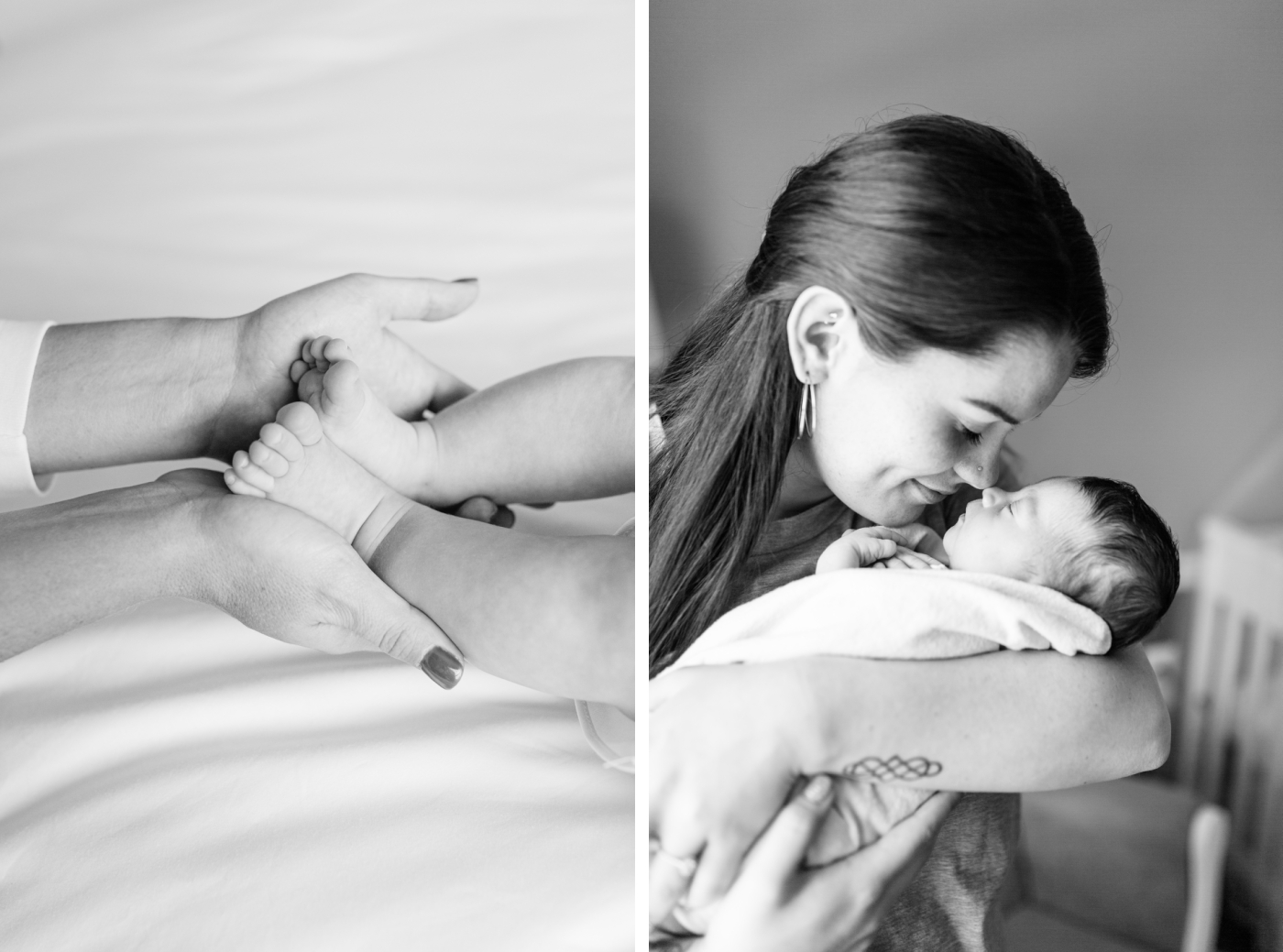 At home newborn session in West Virginia by Andrea Cooper Photography
