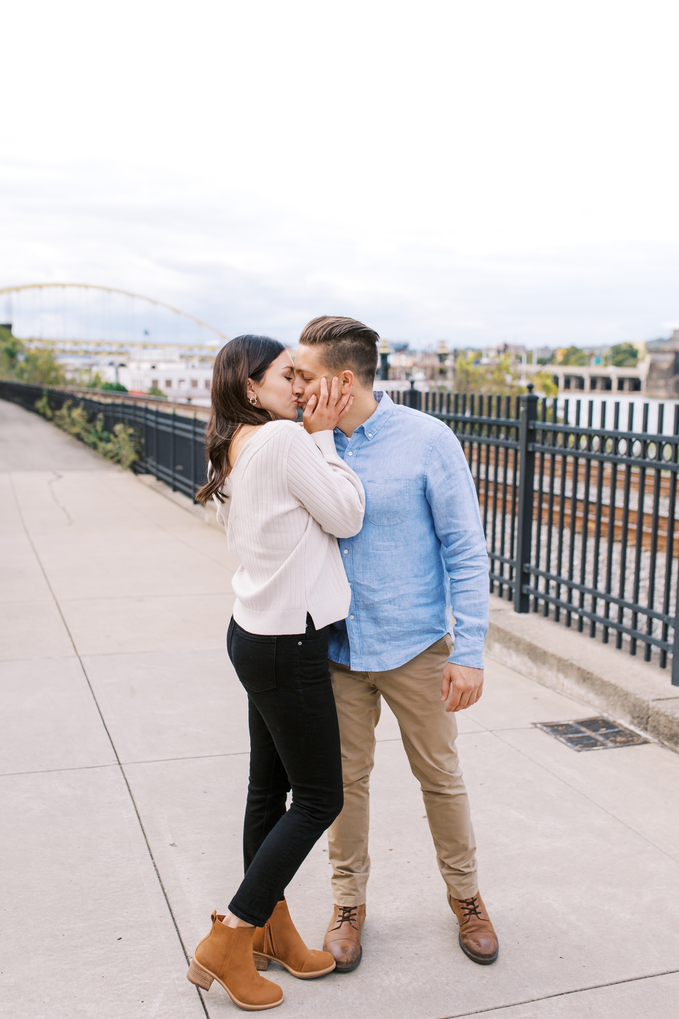 Fall couples session in Pittsburg